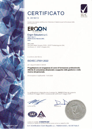 Ergon – ISO 27001 – Foglio 293235